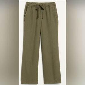 Old Navy Wide-Leg Linen-Blend Pants
